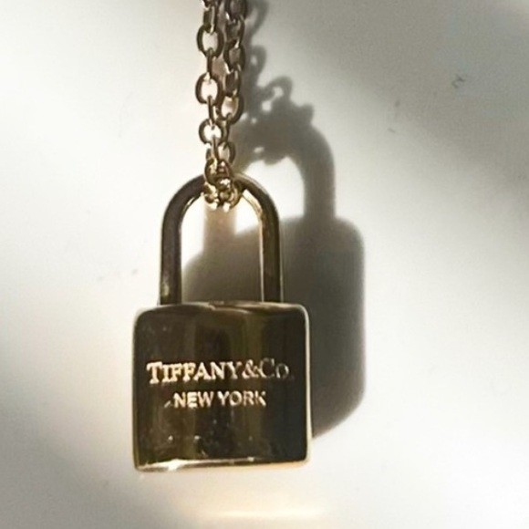 Tiffany & Co. Jewelry - Tiffany & Co. Gold Padlock Pendant
